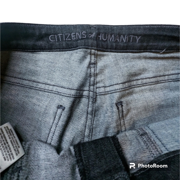 Citizens Of Humanity Jeans Womens Sz 29 Blue Skinny Low Rise Logan Moto in Rider - Picture 7 of 15